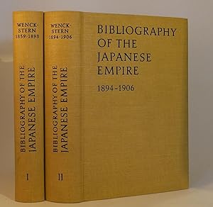 Imagen del vendedor de A BIBLIOGRAPHY OF THE JAPANESE EMPIRE, BEING A CLASSIFIED LIST OF ALL THE BOOKS, ESSAYS AND MAPS IN EUROPEAN LANGUAGE RELATING TO DAI NIHON [GREAT JAPAN] PUBLISHED IN EUROPE, AMERICA, AND IN THE EAST FROM 1859-93 AD TO WHICH IS ADDED A FACSIMILE-REPRINT OF: LON PAGS, BIBLIOGRAPHIE JAPONAISE DEPUIS LE XVe SICLE JUSQU' 1859 a la venta por Worlds End Bookshop (ABA, PBFA, ILAB)