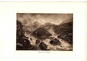 THE FALLS OF BENGLOG [INDIVIDUAL PLATE FROM ROUND ABOUT SNOWDON]