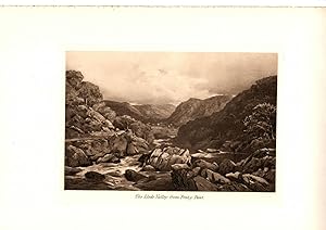 THE LLEDR VALLEY FROM PONT Y PANT [INDIVIDUAL PLATE FROM ROUND ABOUT SNOWDON]