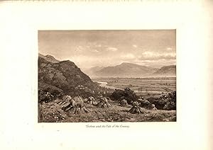 TREFRIW AND THE VALE OF THE CONWAY [INDIVIDUAL PLATE FROM ROUND ABOUT SNOWDON]