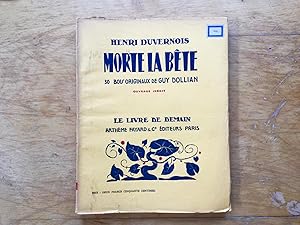 Bild des Verkufers fr Morte la bte. 30 bois originaux de Guy Dollian zum Verkauf von Les bouquins d'Alain