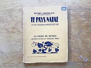 Bild des Verkufers fr Le pays natal. 38 bois originaux de Ren Pottier zum Verkauf von Les bouquins d'Alain