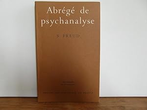 Image du vendeur pour Abrg de psychanalyse mis en vente par Bidonlivre
