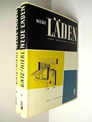 Imagen del vendedor de Neue Lden. Lden Kaufzentren Kaufhuser. Band I. Grundlagen. Beispiele. Band II. Werkzeichnungen. beraus reich illustriert mit technischen Zeichnungen und 550 Abbildungen auf 230 Tafelseiten. a la venta por Antiquariat Tarter, Einzelunternehmen,