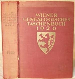 Wiener Genealogisches Taschenbuch. 1926.