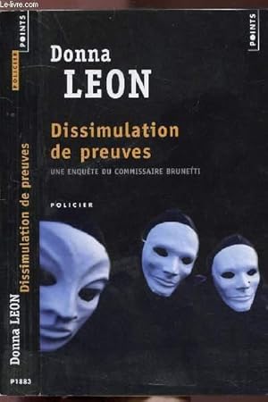 Seller image for DISSUMULATION DE PREUVES - UNE ENQUETE DU COMMISSAIRE BRUNETTI - COLLECTION POINTS POLICIER NP1883 for sale by Le-Livre