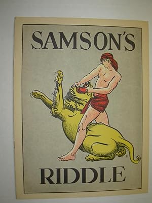 Immagine del venditore per Samson's Riddle / Two Remedies [Two (2) stories for a flannelboard) venduto da Black and Read Books, Music & Games