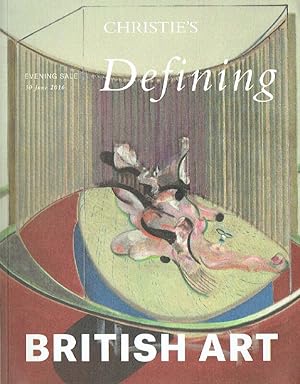 Christies June 2016 Defining : British Art - Evening Sale