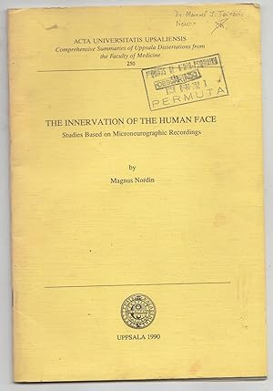 Bild des Verkufers fr The Innervation of the Human Face: Studies based on microneurographic recordings zum Verkauf von Biblioteca de Babel