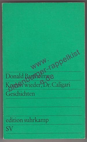 Bild des Verkäufers für Komm wieder, Dr. Caligari - Geschichten (1970) zum Verkauf von Oldenburger Rappelkiste