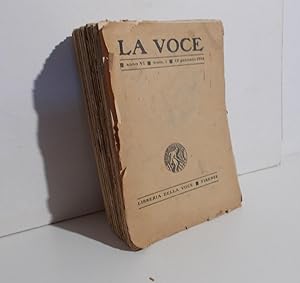 LA VOCE - 1914 - ANNO SESTO A FASCICOLI SCIOLTI -direttore PREZZOLINI - dal numero 1 del 13 genna...