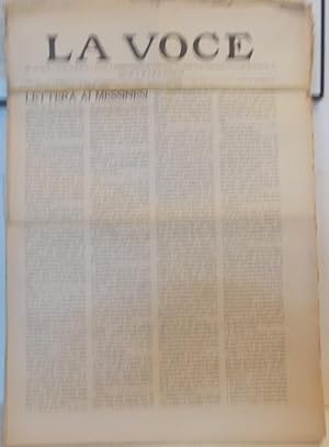 LA VOCE - 1910 - FORMATO GIORNALE - (anno II direttore PREZZOLINI) numeri 6,7, 9, 10, 11, 12, 13,...