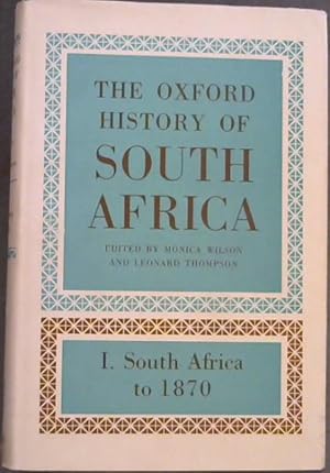 Bild des Verkufers fr The Oxford History of South Africa zum Verkauf von Chapter 1