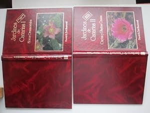 Image du vendeur pour Jardines de Canarias: Vol 1 - Flores ornamentales y Vol 2 Cactus y plantas crasas mis en vente par Aucott & Thomas