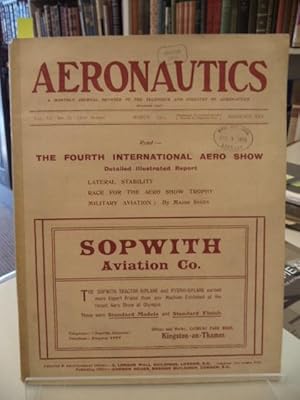 Aeronautics A monthly journal devoted to the technique of aeronautics. Vol. VI, No. 61 March 1913