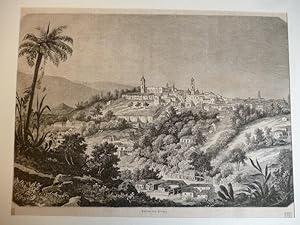 Orig. Holzstich - Orient - Ansicht von Jalapa.