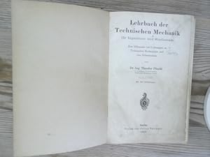 Imagen del vendedor de Lehrbuch der technischen Mechanik fr Ingenieure und Studierende. Zum Gebrauche bei Vorlesungen an technischen Hochschulen und zum Selbststudium. a la venta por Antiquariat Bookfarm