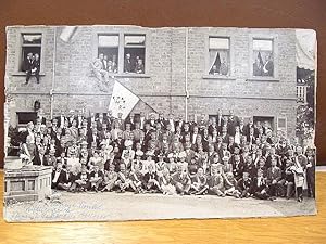 Großformatiges Originalfoto des 50jähringen Jubiläums des Stiftungsfests der Burschenschaft Rhena...