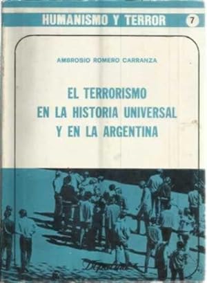 Bild des Verkufers fr El terrorismo en la historia universal y en la argentina zum Verkauf von Librera Cajn Desastre