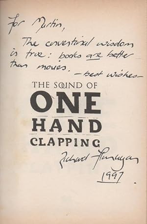 Seller image for The Sound of One Hand Clapping: signed copy for sale by lamdha books