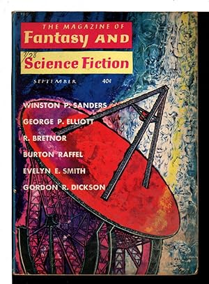 FANTASY AND SCIENCE FICTION, September 1960, Volume 19, Number 3.