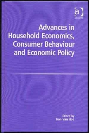 Immagine del venditore per Advances in household economics, consumer behaviour and economic policy. venduto da Lost and Found Books