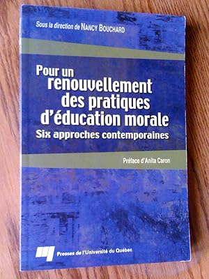 Seller image for Pour un renouvellement des pratiques d'education morale: Six approches contemporaines for sale by Livresse