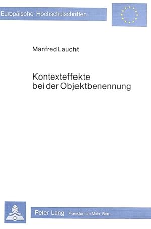 Kontexteffekte bei der Objektbenennung