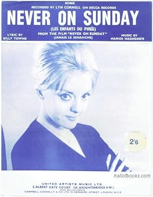 Never On Sunday (Les Enfants Du Piree) Recorde By Lyn Cornell