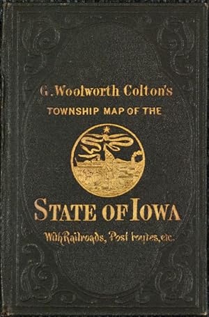 Imagen del vendedor de G. W. Colton's Township Map of the State of Iowa a la venta por Donald A. Heald Rare Books (ABAA)