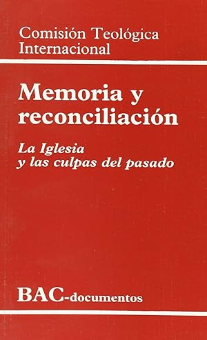 Bild des Verkufers fr Memoria y reconciliacin.La Iglesia y las culpas del pasado zum Verkauf von Imosver