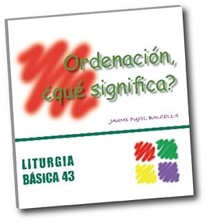 Imagen del vendedor de Ordenacion, que significa? a la venta por Imosver