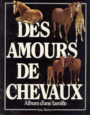 Imagen del vendedor de Des amours de chevaux album d'une famille a la venta por librairie philippe arnaiz