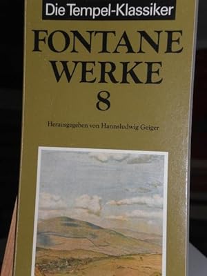 Bild des Verkufers fr Werke 8, achter Band, herausgegeben von Hannsludwig Geiger zum Verkauf von Verlag Robert Richter