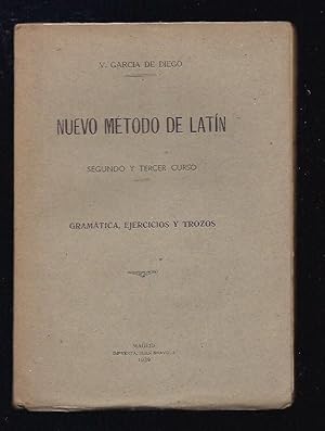 Imagen del vendedor de NUEVO METODO DE LATIN. SEGUNDO Y TERCER CURSO. GRAMATICA, EJERCICIOS Y TROZOS a la venta por Desvn del Libro / Desvan del Libro, SL