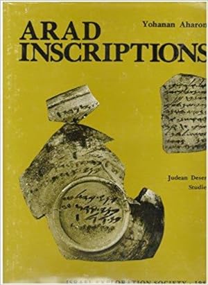 Seller image for Arad inscriptions [Judean Desert Studies] for sale by Joseph Burridge Books