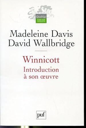 Imagen del vendedor de Winnicott - Introduction  son oeuvre a la venta por Librairie Le Nord