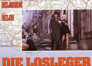 AUSHANGFOTO. DIE LOSLEGER (BORSALINO,1969). Regie: Jacques Deray. Mit Jean-Paul Belmondo, Alain D...