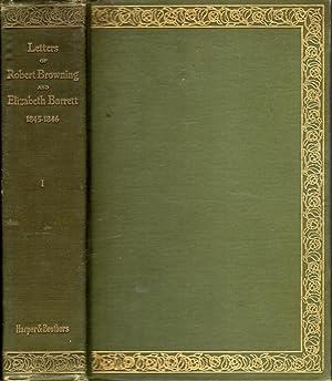 Seller image for The Letters of Robert Browning (Volume 1 ) for sale by Dorley House Books, Inc.
