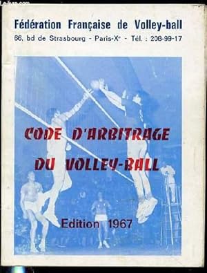 Image du vendeur pour CODE D'ARBITRAGE DU VOLLEY-BALL. mis en vente par Le-Livre