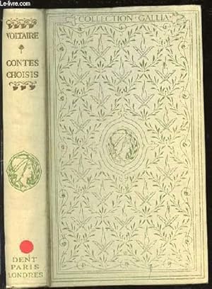 Bild des Verkufers fr CONTES CHOISIS - PREFACE DE GUSTAVE LANSON / COLLECTION GALLIA. zum Verkauf von Le-Livre