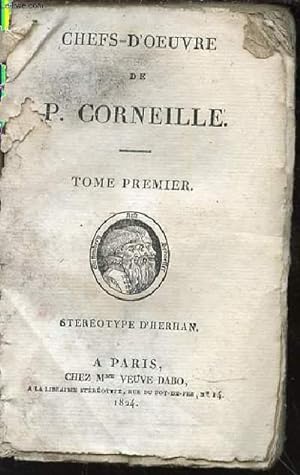 Image du vendeur pour CHEFS-D'OEUVRE DE P. CORNEILLE - TOME PREMIER / LE CID, TRAGEDIE. mis en vente par Le-Livre