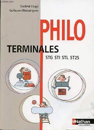 Image du vendeur pour PHILO TERMINALES STG STI STL ST2S mis en vente par Le-Livre