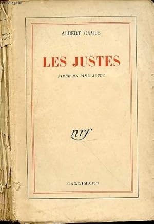 Immagine del venditore per LES JUSTES PIECE EN 5 ACTES venduto da Le-Livre