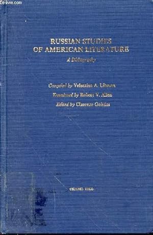 Seller image for RUSSIAN STUDIES OF AMERICAN LITERATURE for sale by Le-Livre