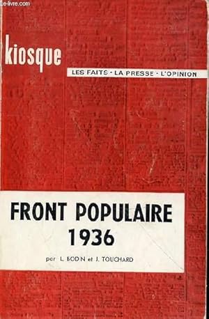 Bild des Verkufers fr FRONT POPULAIRE 1936 zum Verkauf von Le-Livre