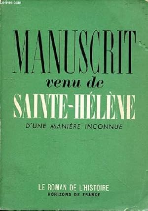 Immagine del venditore per MANUSCRIT VENU DE STE HELENE venduto da Le-Livre