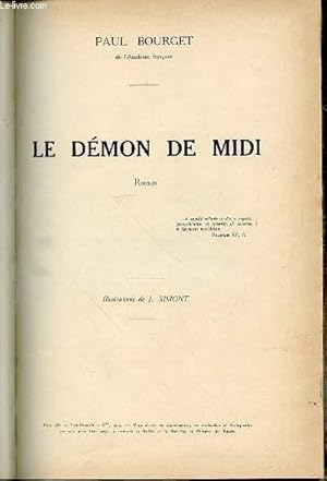LE DEMON DE MIDI - ROMAN. ILLUSTRATIONS DE J. SIMONT.