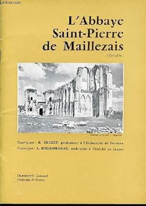 Bild des Verkufers fr L'ABBAYE SAINT-PIERRE DE MAILLEZAIS (VENDEE). zum Verkauf von Le-Livre