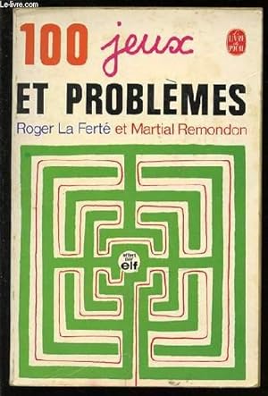 Imagen del vendedor de 100 JEUX ET PROBLEMES. a la venta por Le-Livre